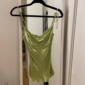 aritzia Wilfred silky top